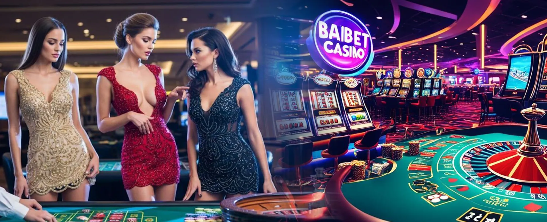 Live Baccarat table at ph777 casino with a professional dealer and golden chips
